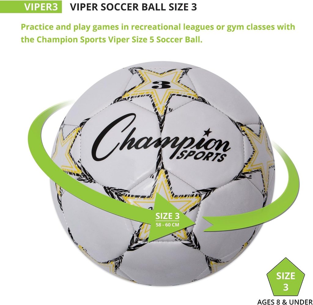 Champion Sports Viper Soccer Ball