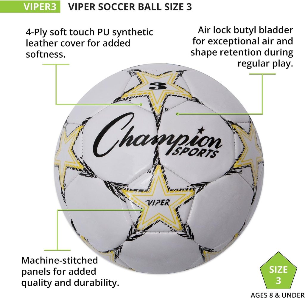 Champion Sports Viper Soccer Ball