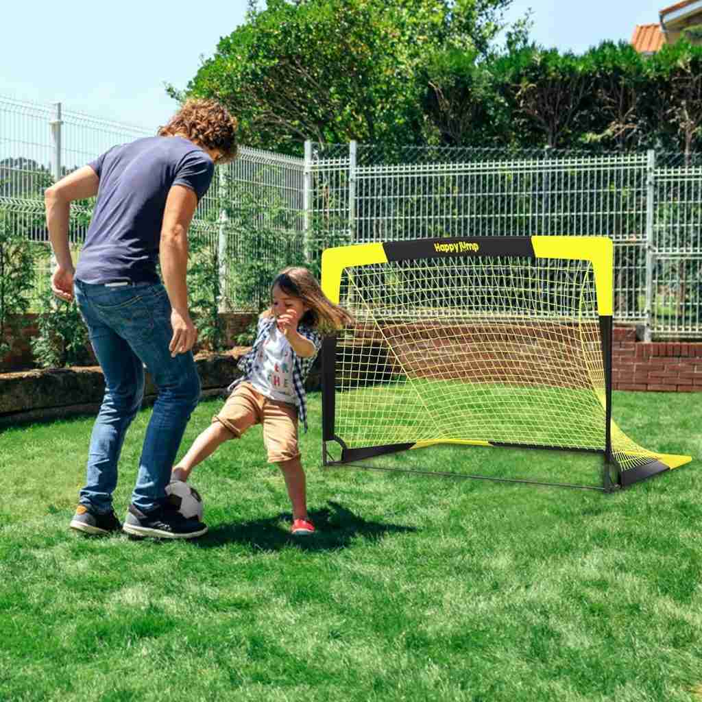 Soccer Goal Pop Up Foldable Soccer Net for Backyard
